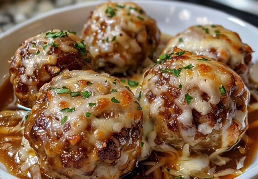 Slow Cooker French Onion Meatballs – Easy Recipes
